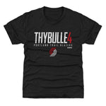 Matisse Thybulle Portland Trail Blazers Elite Youth T-Shirt Kids T-Shirt Tri Black