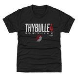 Matisse Thybulle Portland Trail Blazers Elite Youth T-Shirt Kids T-Shirt Tri Black