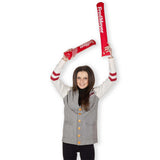 Mitchell And Ness Gray Collegiate Cardigan Sweater