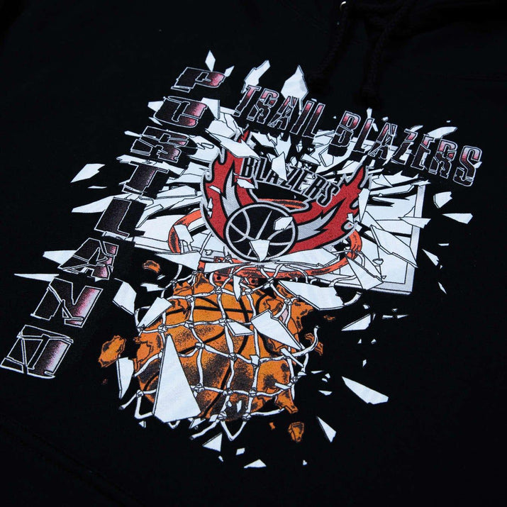 Mitchell & Ness Big Face Black Hoodie