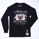 Mitchell & Ness Big Face Black Long Sleeved T-shirt