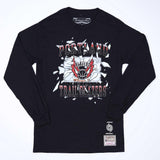 Mitchell & Ness Big Face Black Long Sleeved T-shirt