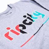 Mitchell & Ness Black History Month ripcity Unity Collection Fleece Gray Crewneck