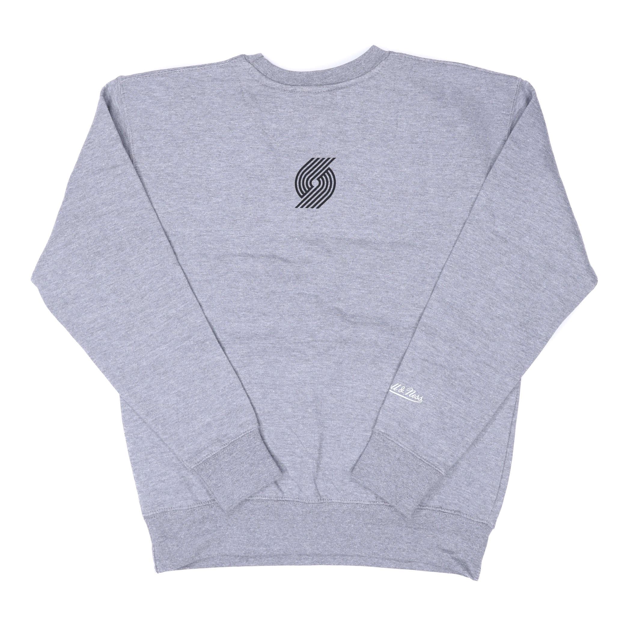 Mitchell & Ness Black History Month ripcity Unity Collection Fleece Gray Crewneck