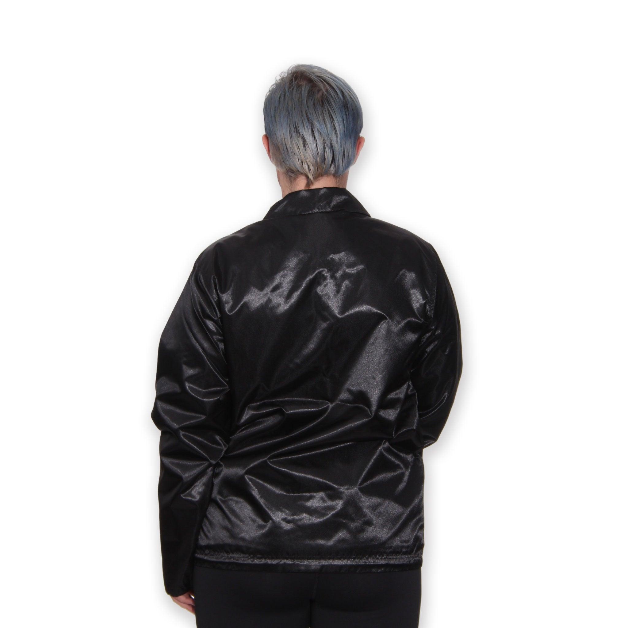 Mitchell & Ness Doodle Coaches Black Satin Jacket