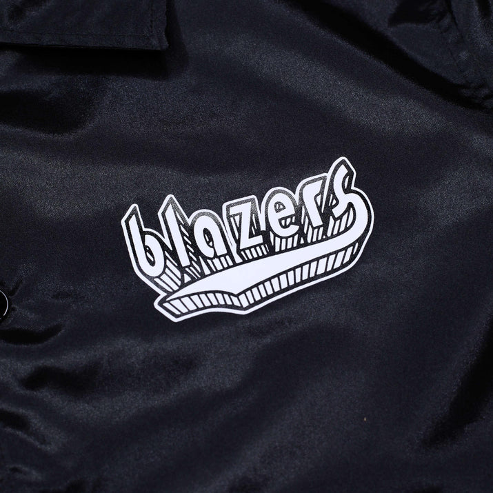 Mitchell & Ness Doodle Coaches Black Satin Jacket