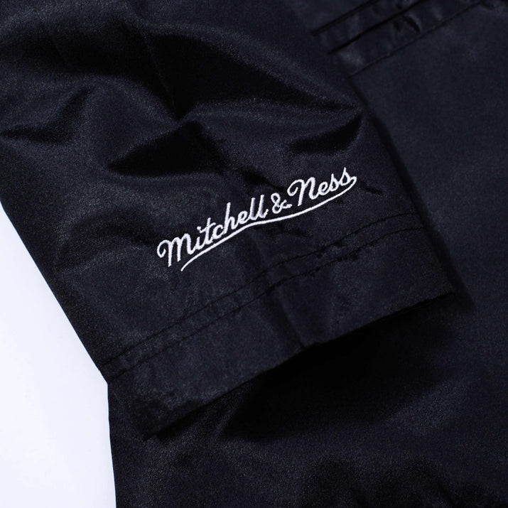 Mitchell & Ness Doodle Coaches Black Satin Jacket