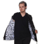 Mitchell & Ness Doodle Coaches Black Satin Jacket