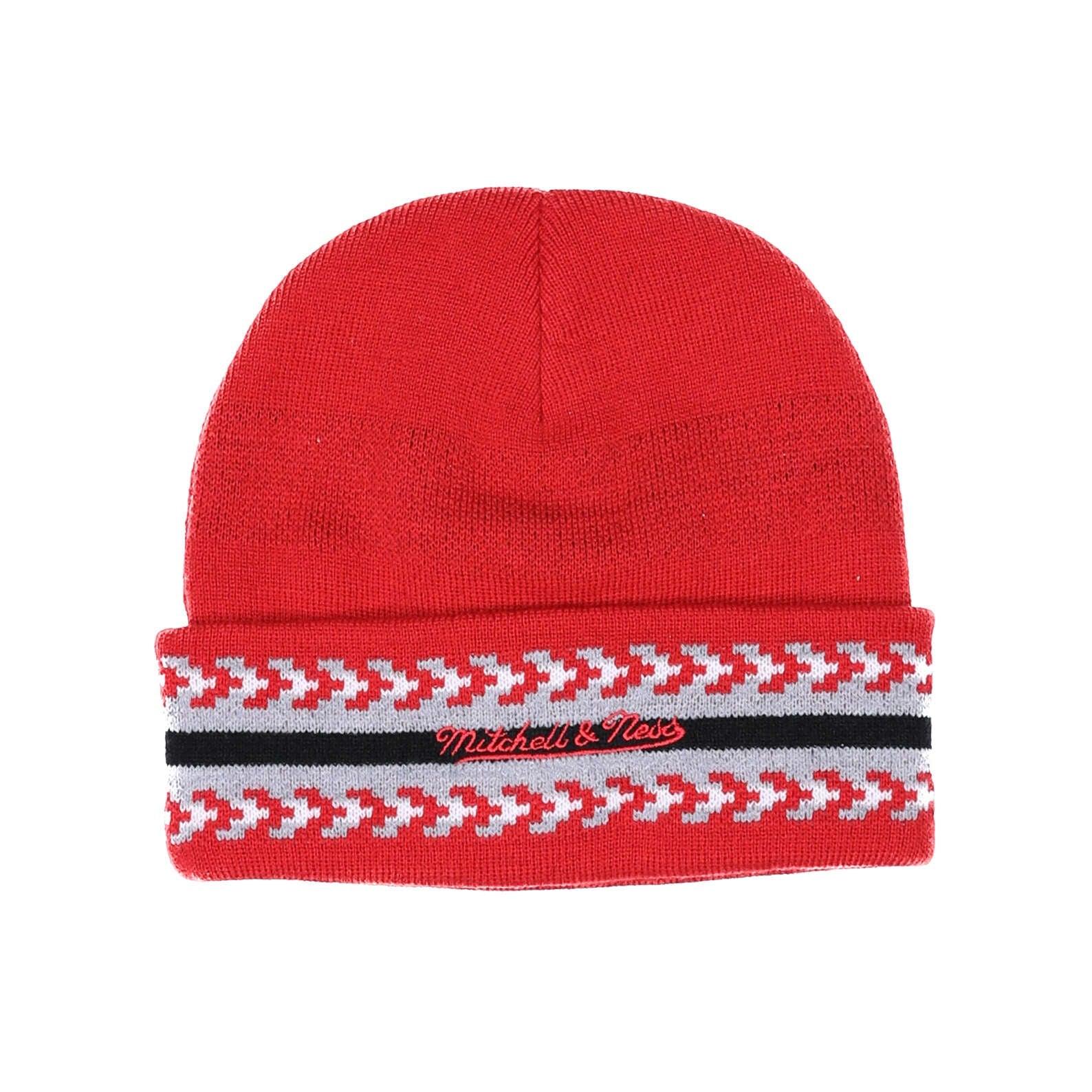 Mitchell & Ness Game On Cuff Knit Red Beanie