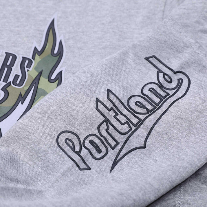 Mitchell & Ness Ghost Camo Gray Hoodie