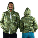Mitchell & Ness Ghost Olive Green Camouflage Jacket