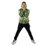 Mitchell & Ness Ghost Olive Green Camouflage Jacket