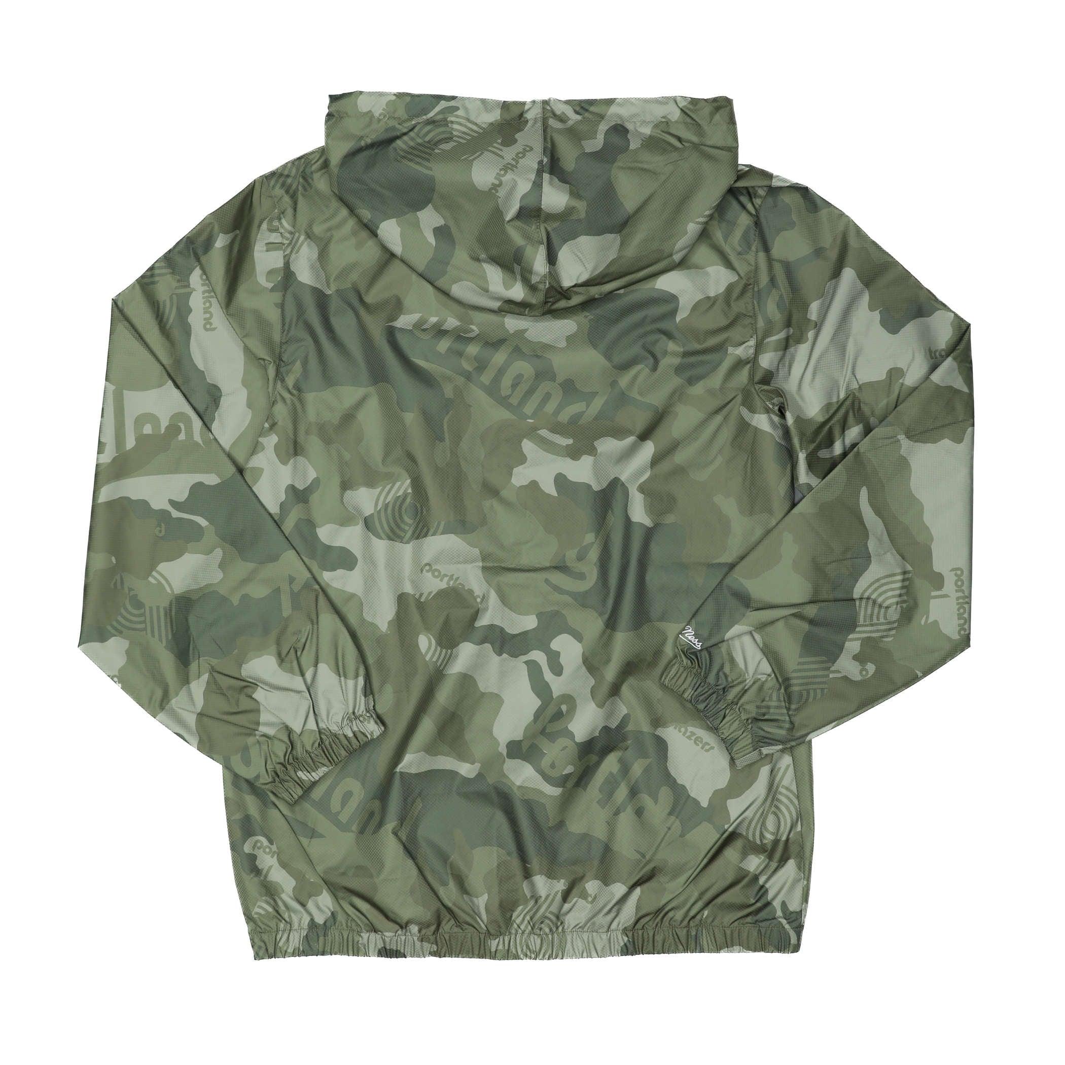 Mitchell & Ness Ghost Olive Green Camouflage Jacket