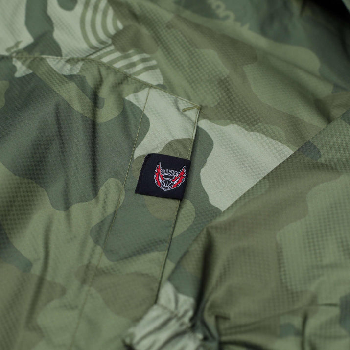 Mitchell & Ness Ghost Olive Green Camouflage Jacket