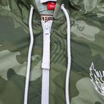Mitchell & Ness Ghost Olive Green Camouflage Jacket
