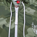Mitchell & Ness Ghost Olive Green Camouflage Jacket