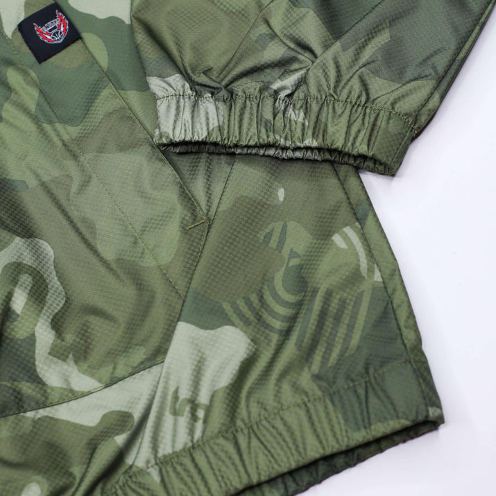 Mitchell & Ness Ghost Olive Green Camouflage Jacket