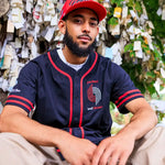 Mitchell & Ness Portland Trail Blazers Button Up Baseball Shirt