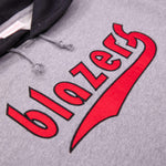 Mitchell & Ness Post Game Short Sleeve Gray Hoodie