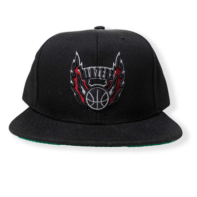 Mitchell & Ness Retro Flames Black Snapback