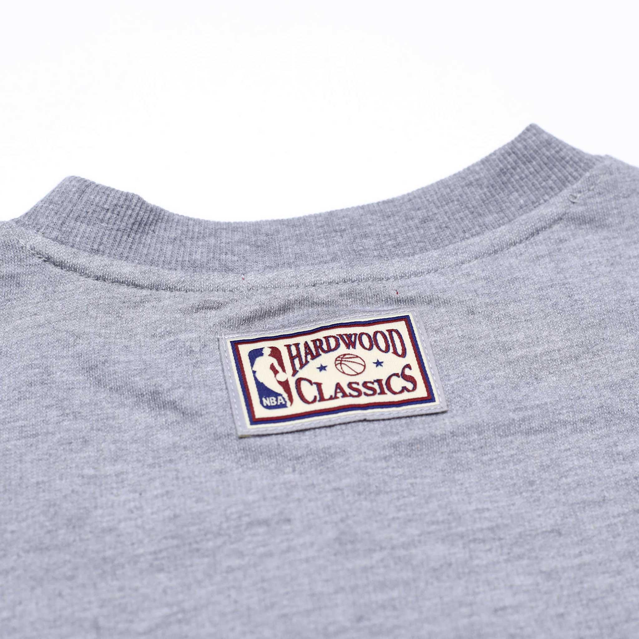 Mitchell & Ness Women's Big Face Gray Crewneck