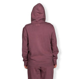 Mitchell & Ness Women's Brown Cotton Terra Full Zip Hoodie