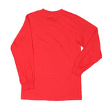 Mitchell & Ness Women's Red Oversized Long Sleeved Tee