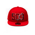 New Era 503 Area Code Red Snapback