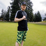 New Era Black Golf Club Tee
