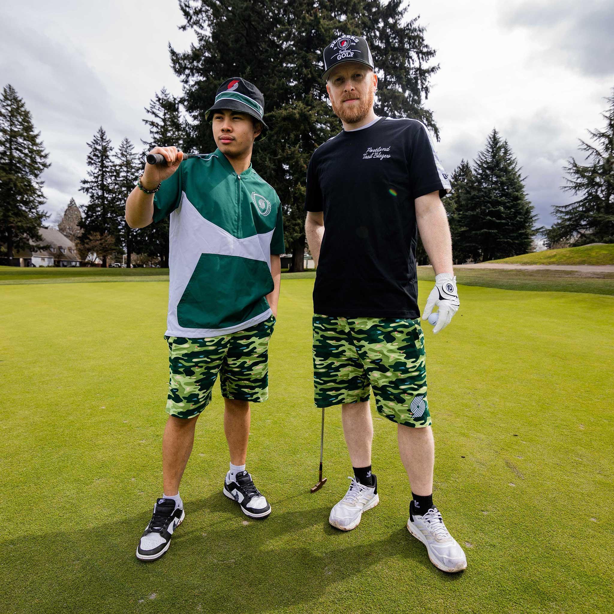 New Era Black Golf Club Tee