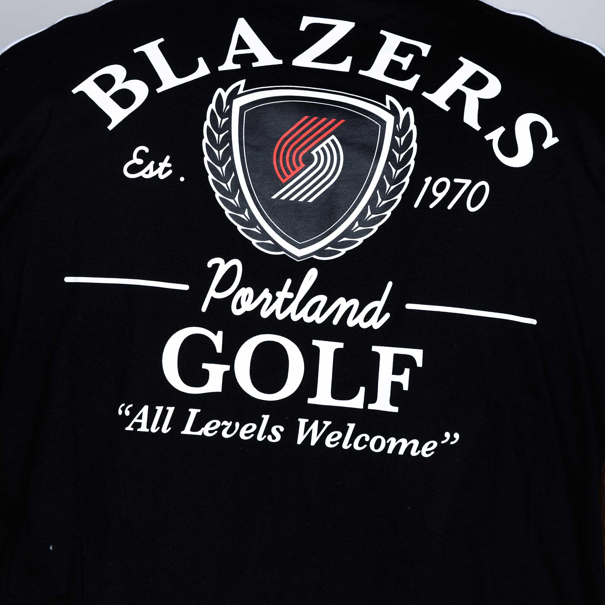 New Era Black Golf Club Tee