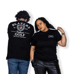 New Era Black Golf Club Tee