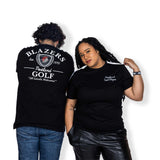 New Era Black Golf Club Tee