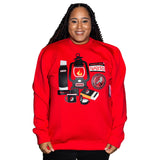 New Era Camping Essentials Red Crewneck Sweatshirt