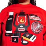 New Era Camping Essentials Red Crewneck Sweatshirt