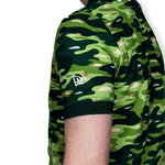 New Era Golf Camouflage Green Polo