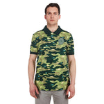 New Era Golf Camouflage Green Polo