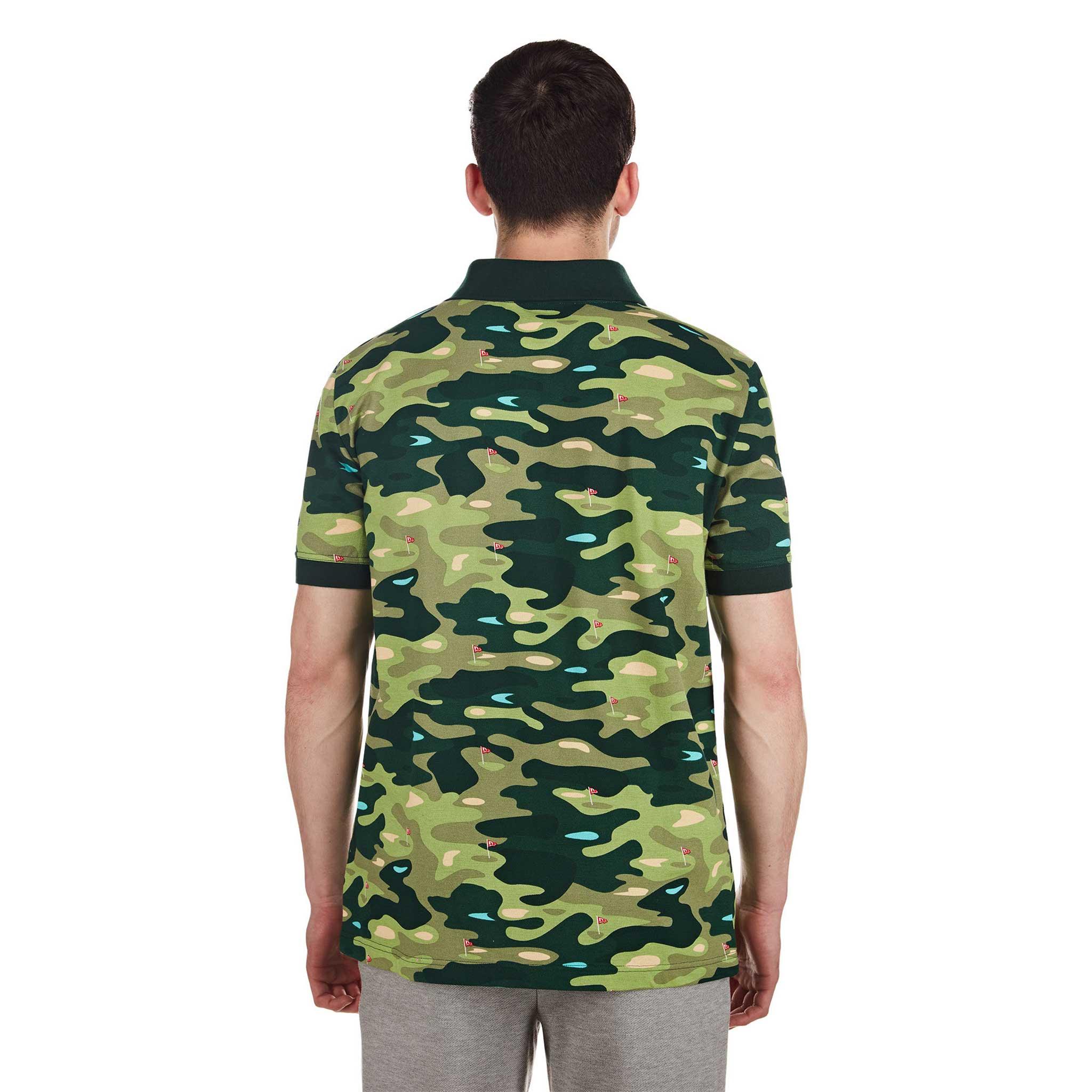 New Era Golf Camouflage Green Polo