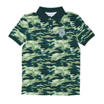 New Era Golf Camouflage Green Polo