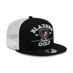 New Era Golf Club Meshback Black Snapback Hat
