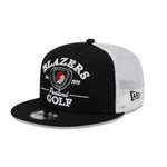 New Era Golf Club Meshback Black Snapback Hat