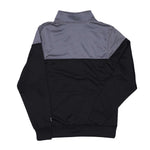 New Era Men's Dark and Light Gray Quarter Zip Pullover Jacket