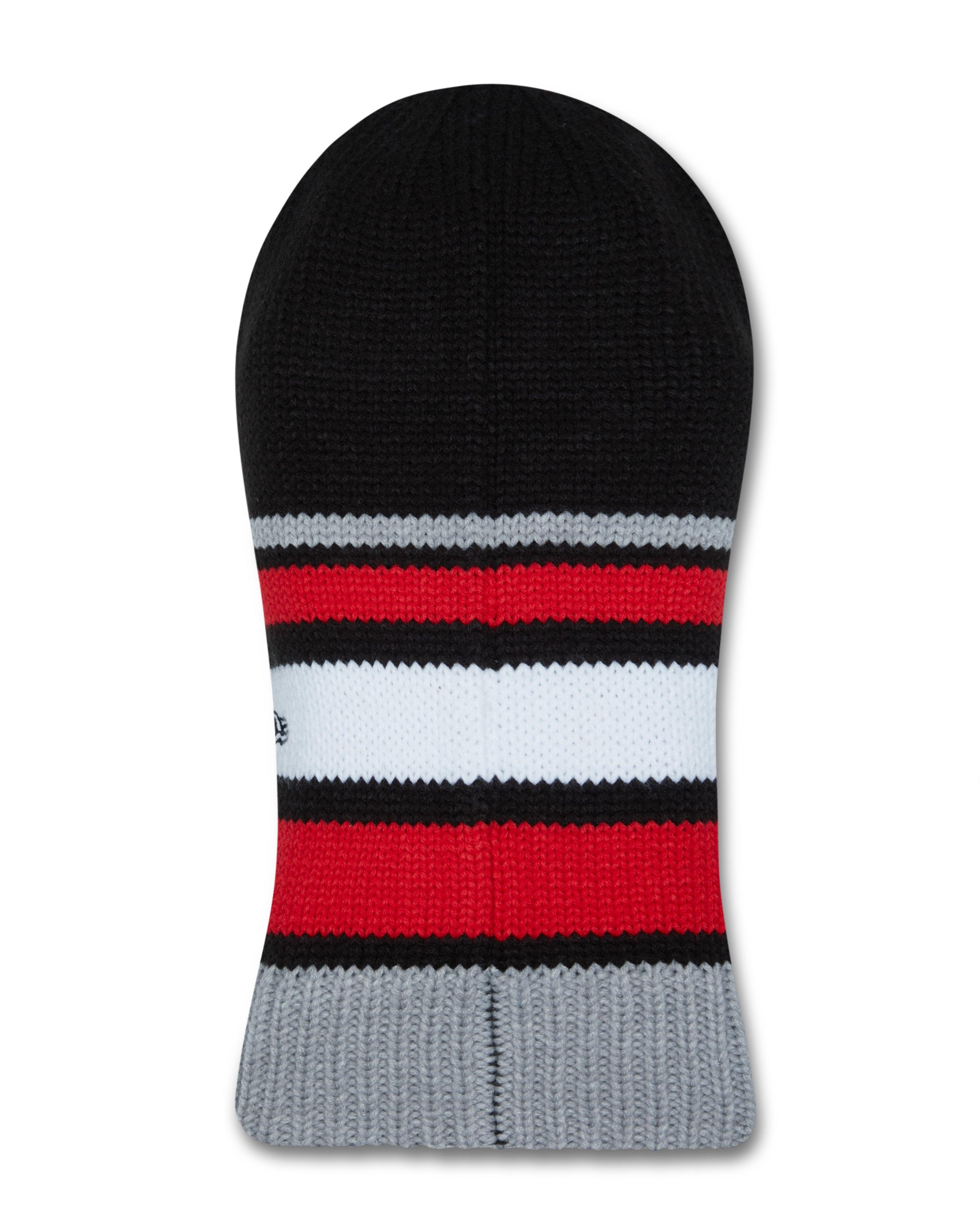 New Era Stripe Mask Balaclava Knit Hat