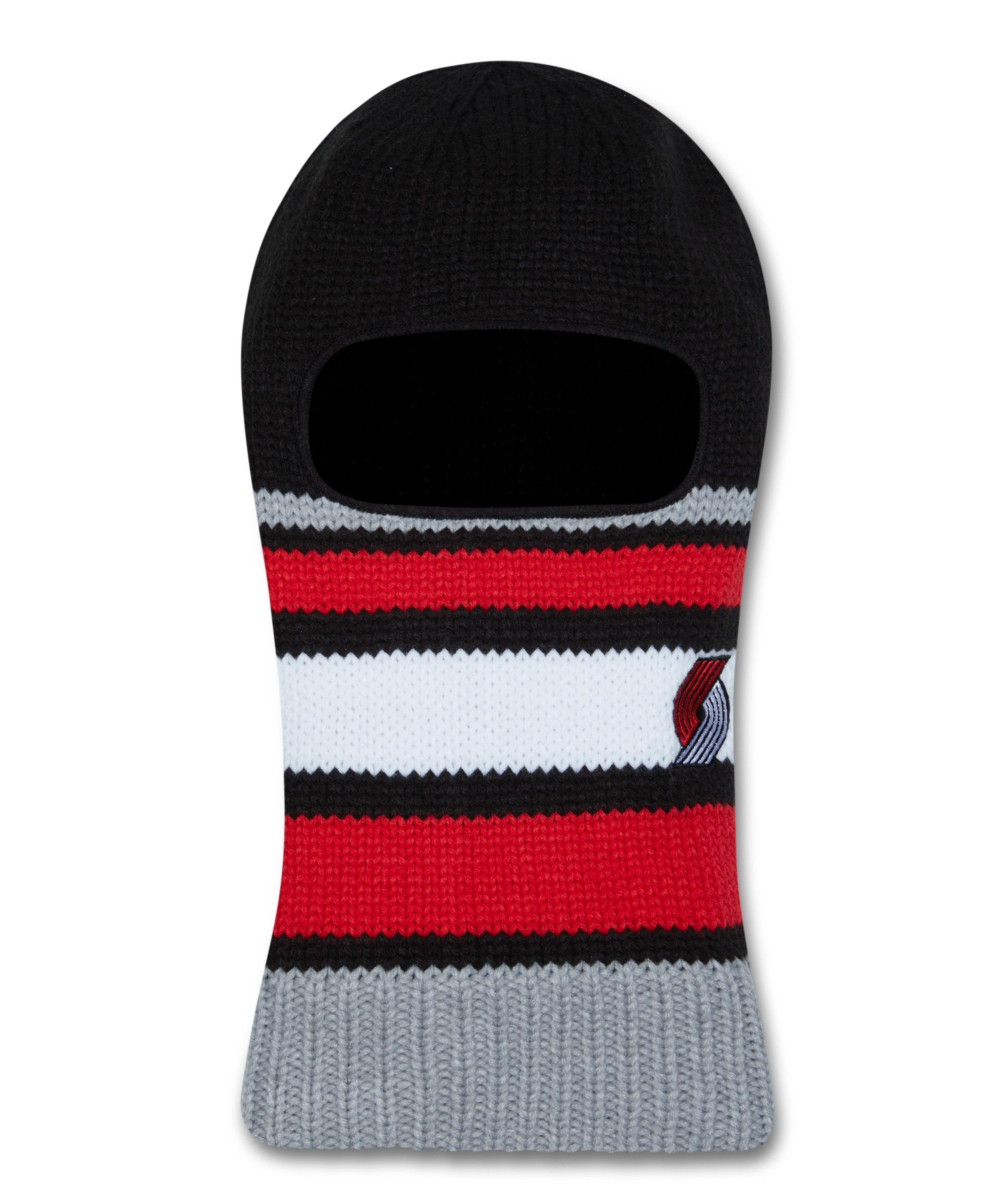 New Era Stripe Mask Balaclava Knit Hat