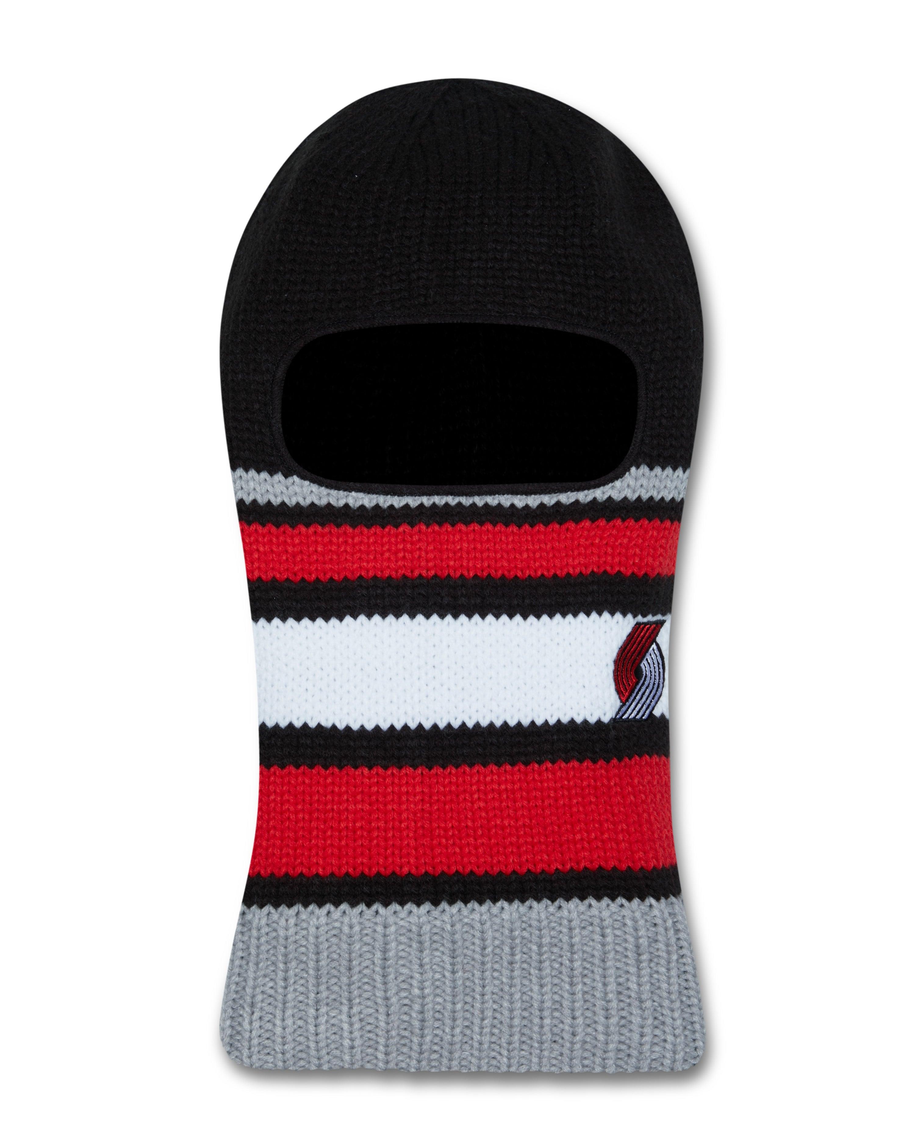New Era Stripe Mask Balaclava Knit Hat