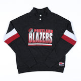 New Era Women's Blocked Black Snap Crewneck