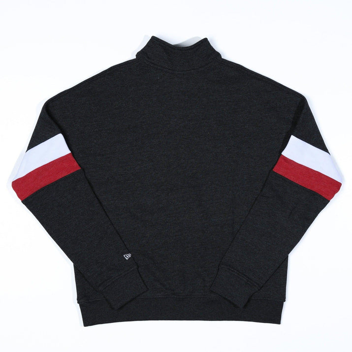 New Era Women's Blocked Black Snap Crewneck