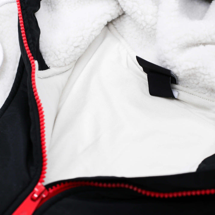 New Era Women's Quarterzip White & Black Jacket