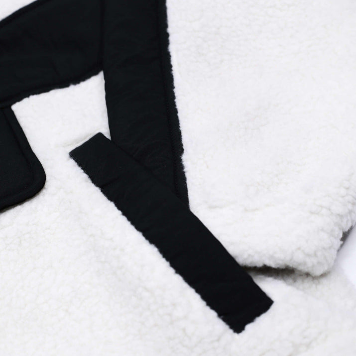 New Era Women's Quarterzip White & Black Jacket