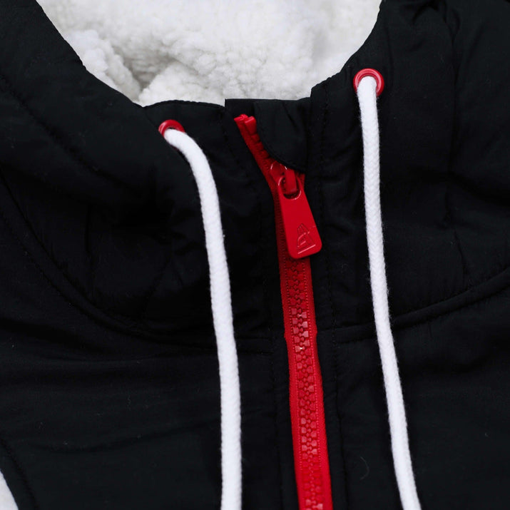 New Era Women's Quarterzip White & Black Jacket